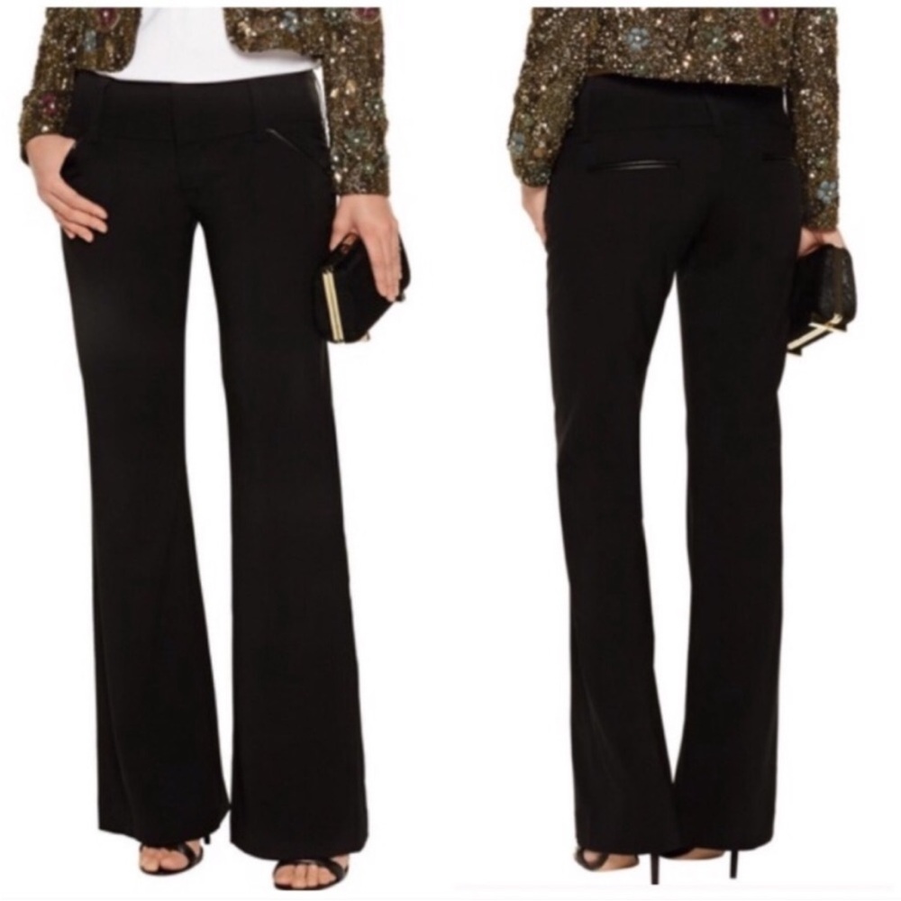 NWOT Wool Casual dres pants Trousers Wide Flare Work 4 winter warm office career